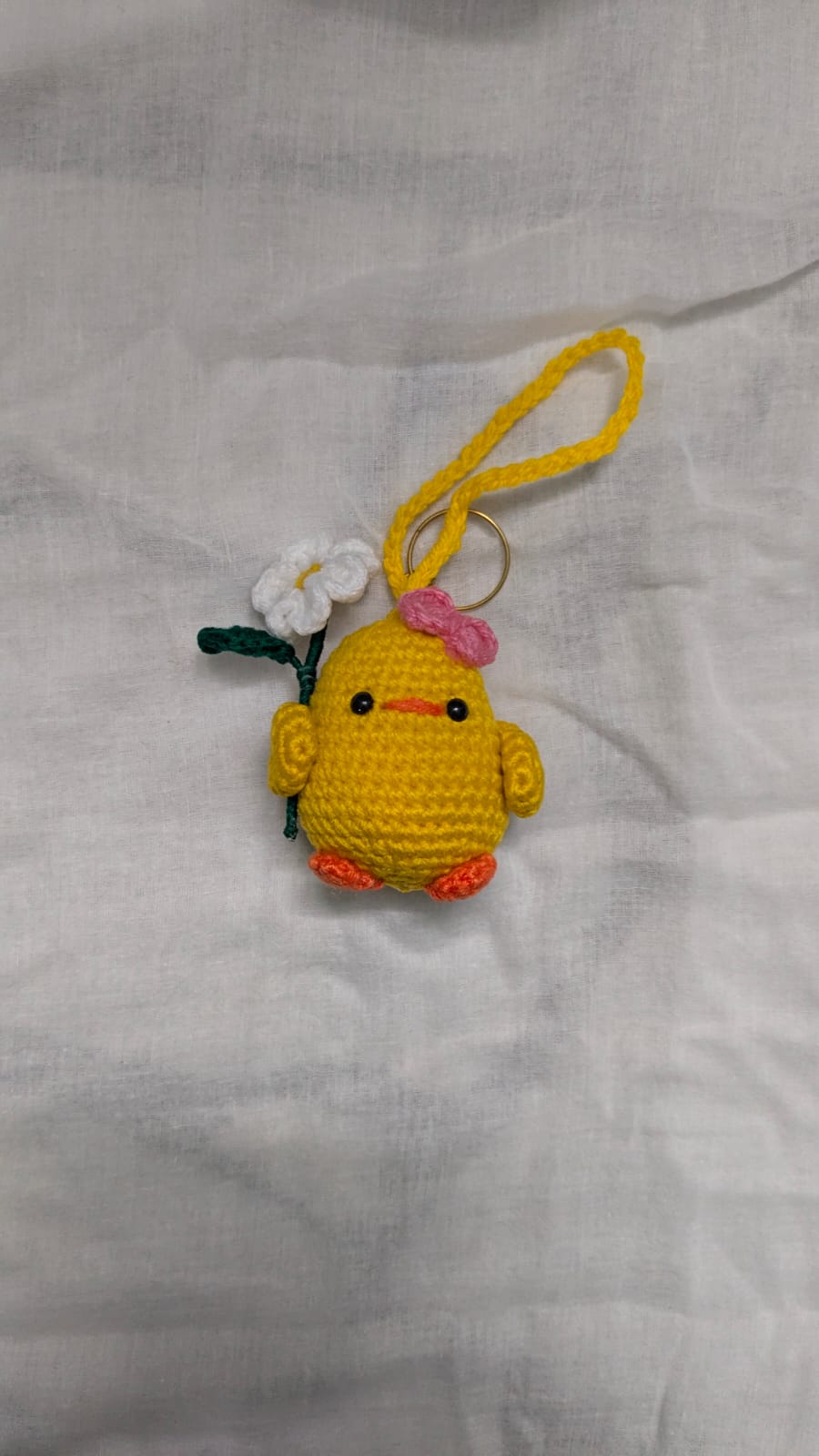 Daisy Chick Keyring