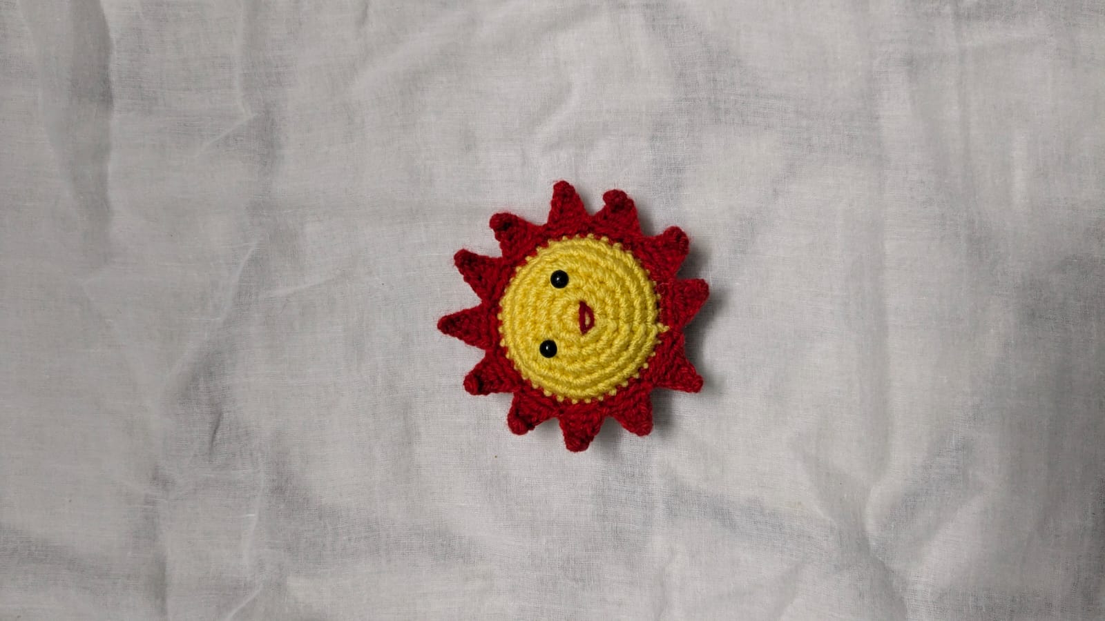 Sunflower Motif Coaster