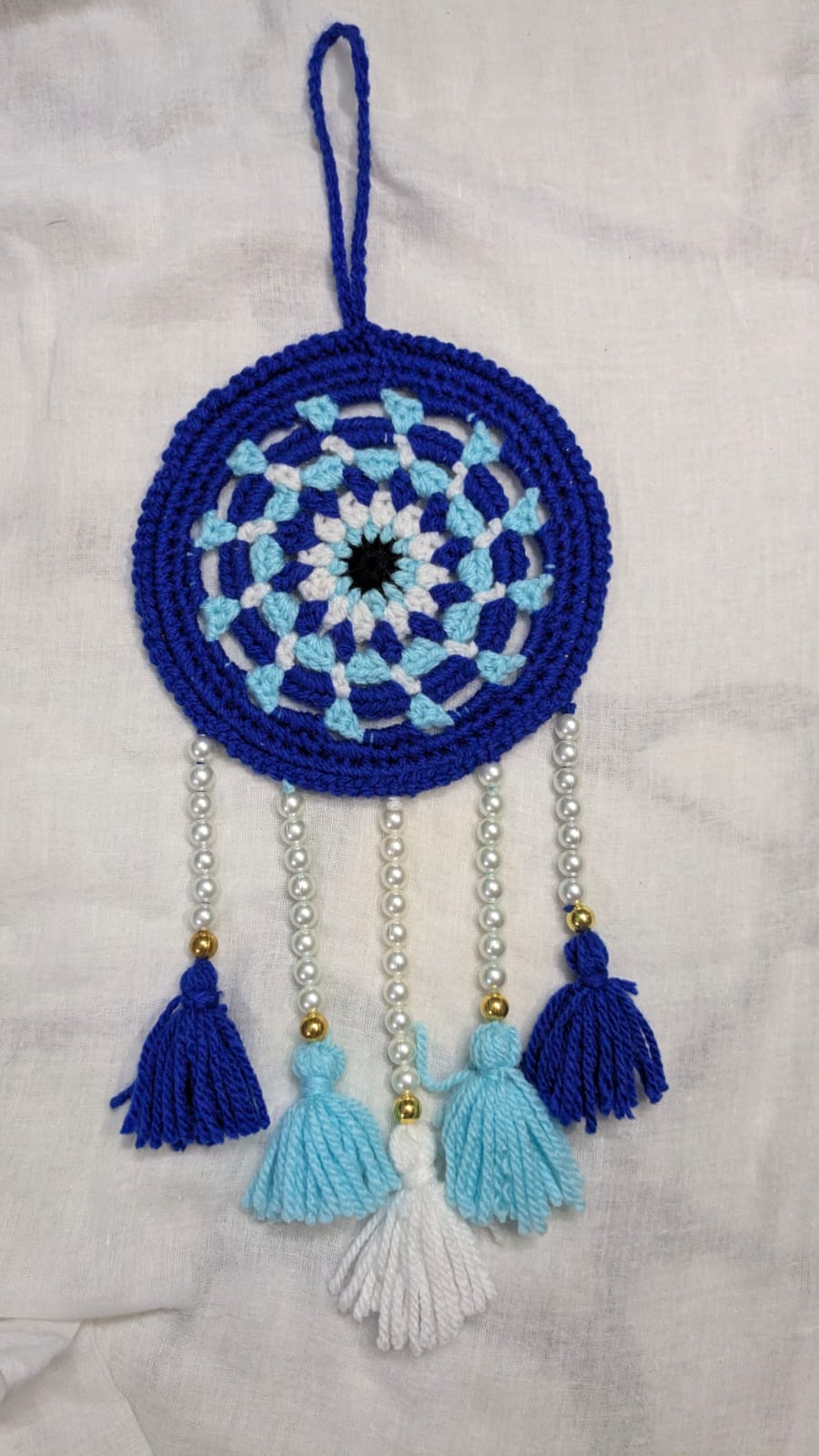Blue Mandala Dreamcatcher