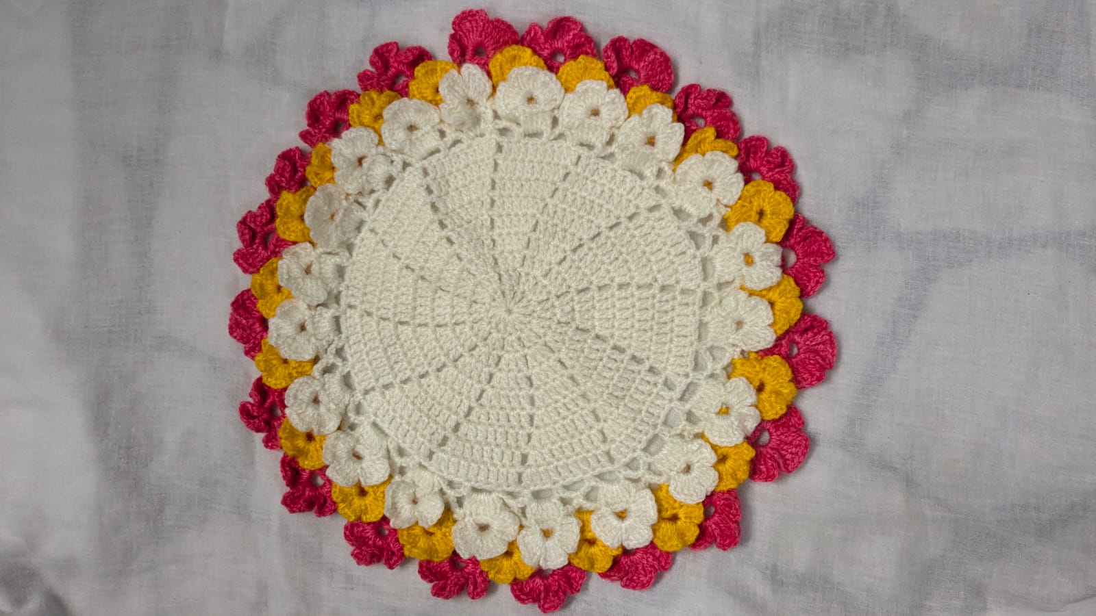 Scalloped Flower Doily
